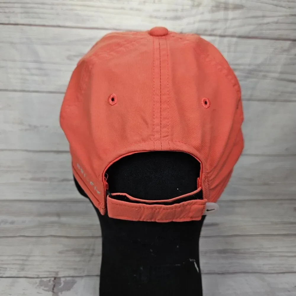 Nike Heritage 86 Dri-Fit Hat Adjustable Pink Black Embroidered Logo